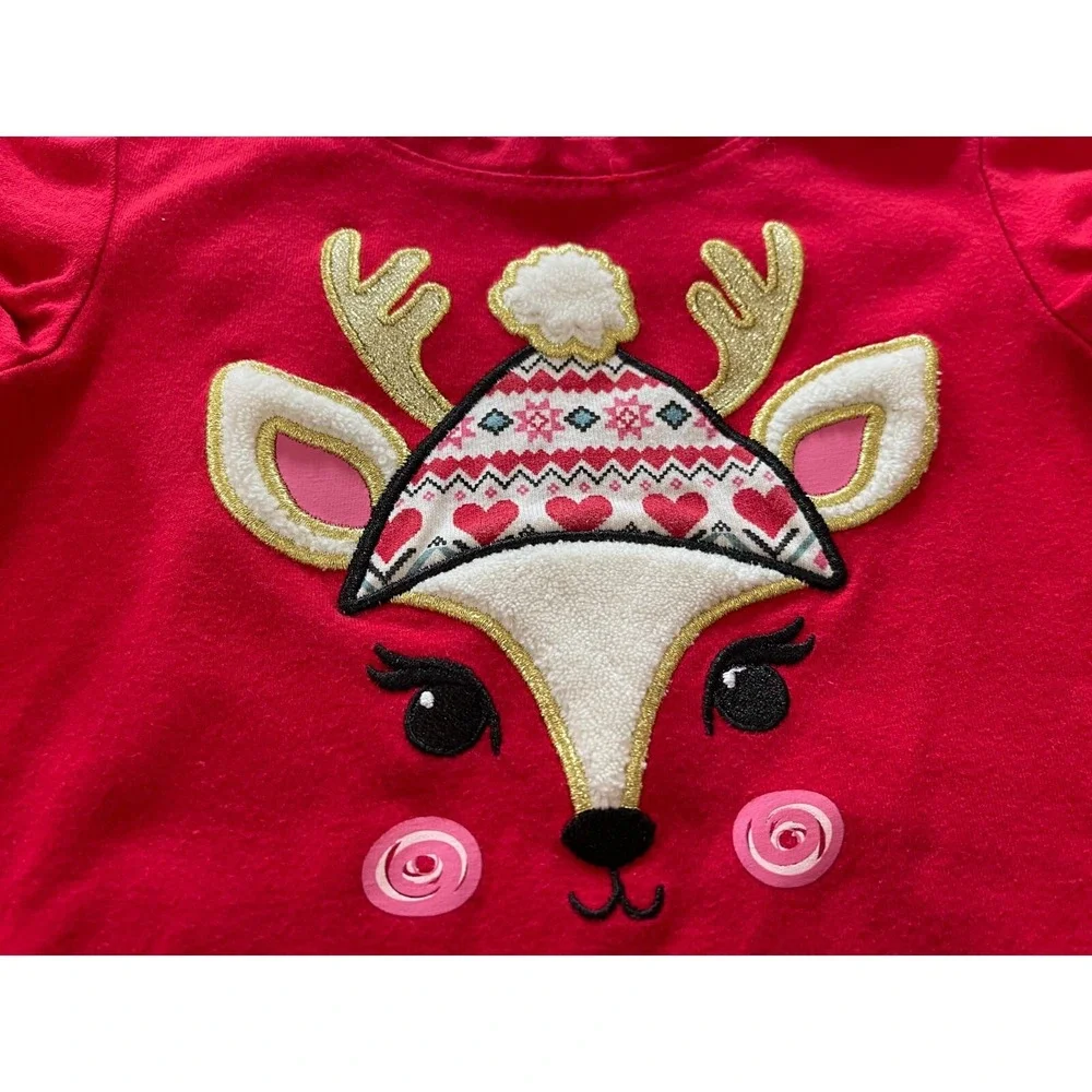Garanimals‎ Girls Red Reindeer Top 2T
